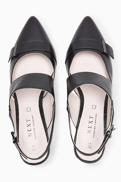 NEXT Pantofi slingback de piele, cu varf ascutit Femei