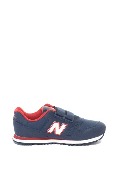 New Balance Pantofi sport de piele intoarsa si piele ecologica cu velcro 373 Baieti