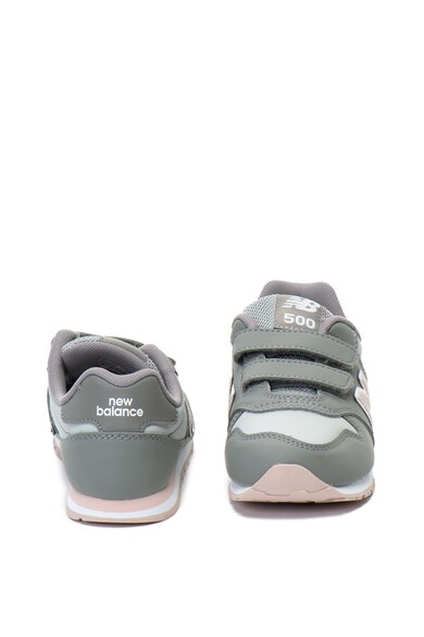 New Balance Pantofi sport de piele ecologica cu velcro 500 Baieti