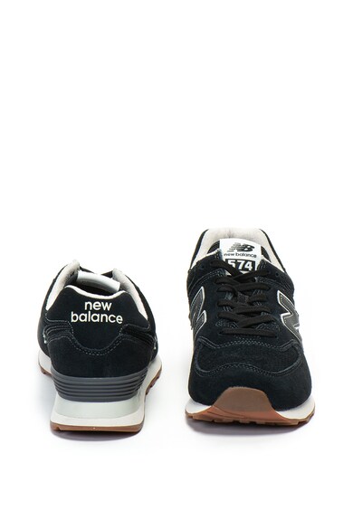 New Balance Pantofi sport de piele intoarsa si plasa 574 Barbati