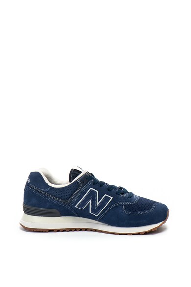 New Balance 574 nyersbőr sneakers cipő textil betétekkel férfi