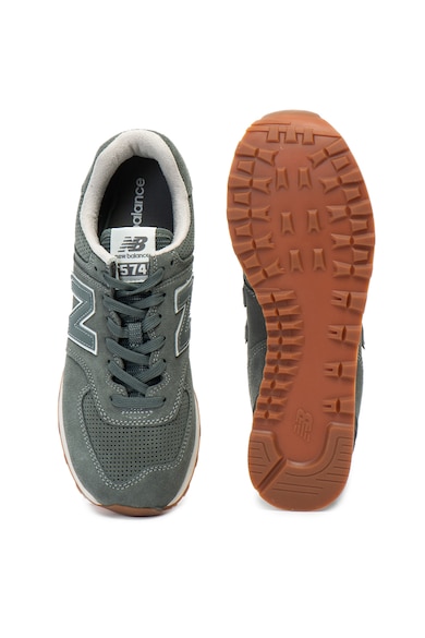 New Balance Велурени спортни обувки 574 с текстил Мъже