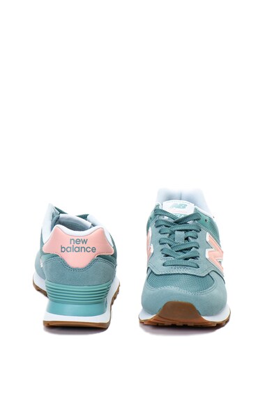 New Balance Pantofi sport de piele intoarsa si plasa 574 Femei
