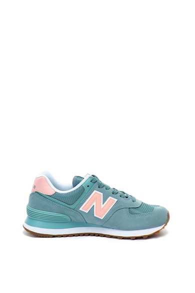 New Balance Pantofi sport de piele intoarsa si plasa 574 Femei