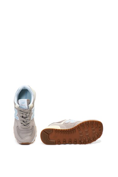 New Balance Велурени спортни обувки 574 с мрежеста материя Жени