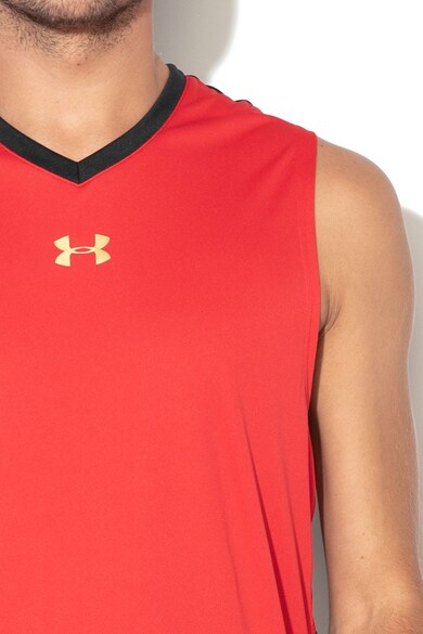 Under Armour Баскетболен топ с мрежести зони Мъже