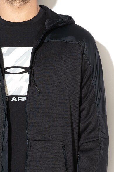 Under Armour Jacheta impermeabila cu captuseala din fleece, pentru antrenament Unstoppable Barbati