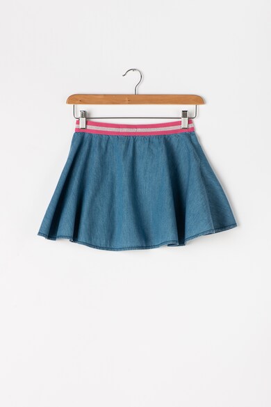 United Colors of Benetton Fusta evazata de chambray cu talie elastica Fete