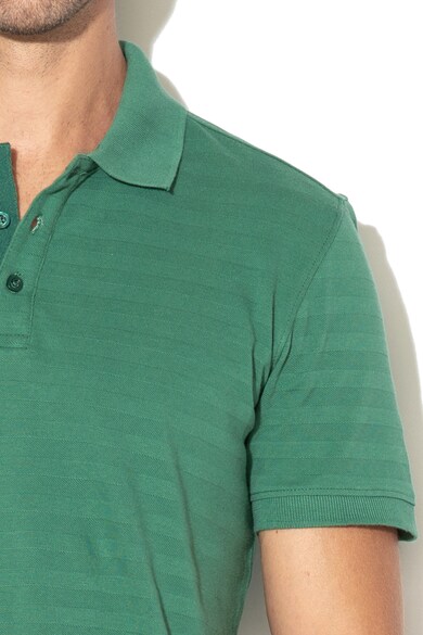 United Colors of Benetton Tricou polo cu model in dungi Barbati