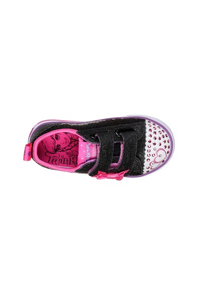 Skechers Shuffles Itsy Bitsy flitteres cipő LED fényekkel Lány