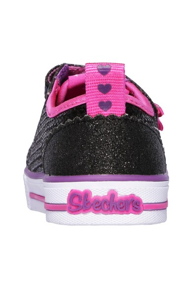 Skechers Tenesi cu LED-uri si paiete Shuffles Itsy Bitsy Fete