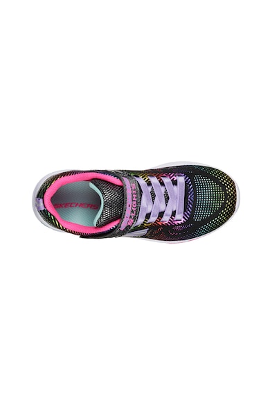 Skechers Pantofi sport cu velcro si LED-uri Gleam N' Dream Fete