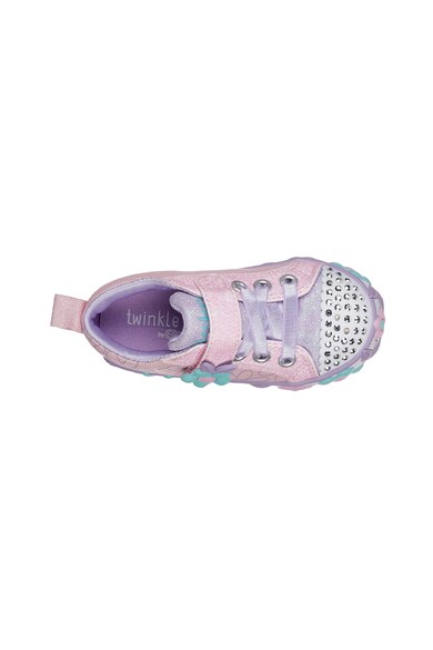 Skechers Daisy Lites tépőzáras cipő LED fényekkel Lány
