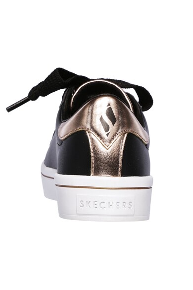 Skechers Pantofi sport cu insertii de piele si aspect metalizat HI-Lites Femei