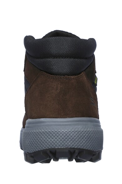 Skechers Ghete impermeabile, din piele intoarsa si plasa, cu Air Cooled Goga Mat™ Outdoor Ultra Barbati