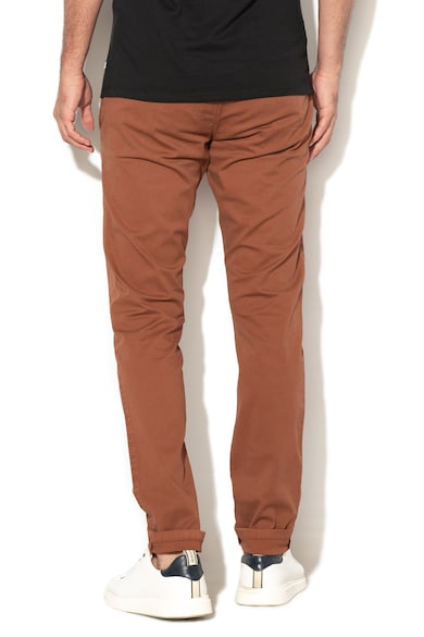 Selected Homme Pantaloni chino skinny din amestec de bumbac organic Luca Barbati