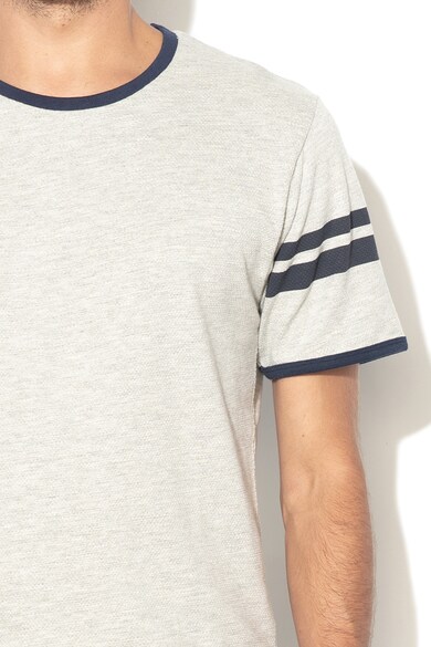 Only & Sons Tricou cu aspect texturat si detalii contrastante Gerard Barbati