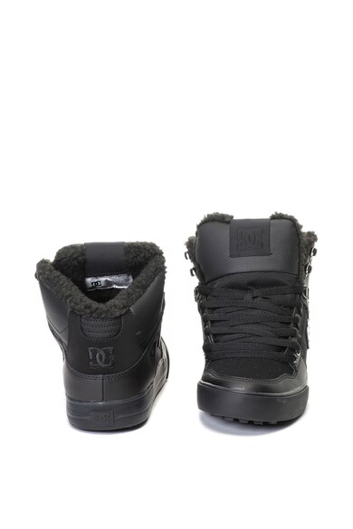 DC Pure magas szárú sneakers cipő meleg béléssel és bőrbetétekkel férfi