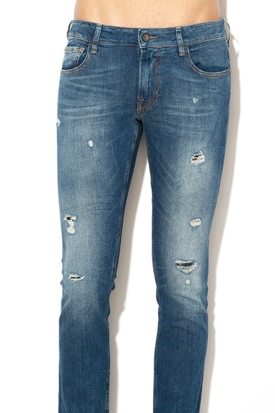 GUESS JEANS Blugi super skinny cu rupturi decorative Miami Barbati