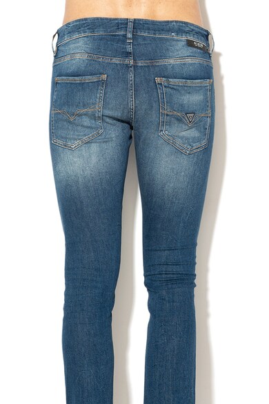 GUESS JEANS Blugi super skinny cu rupturi decorative Miami Barbati