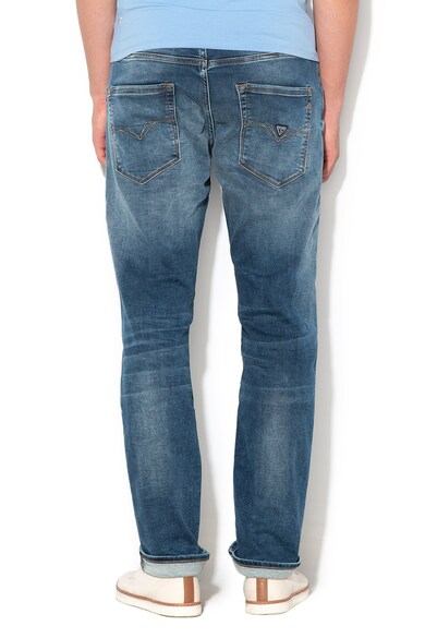 GUESS JEANS Blugi slim fit cu aspect decolorat Vermont Barbati