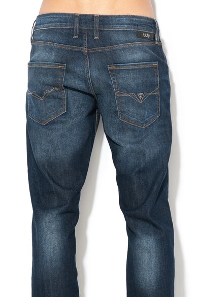 GUESS JEANS Blugi slim fit cu aspect decolorat Vermont Barbati