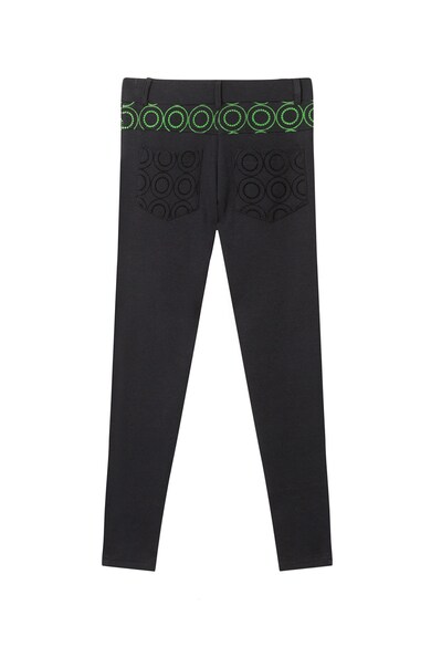 DESIGUAL Aguacate jeggings flitteres rátéttel Lány