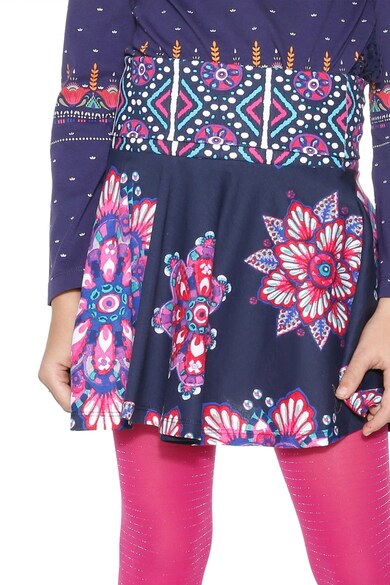 DESIGUAL Fusta cu model floral Fal Gracia Fete