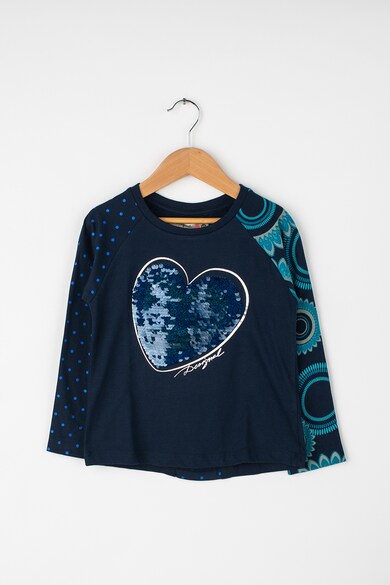 DESIGUAL Bluza cu paiete reversibile Lyon Fete