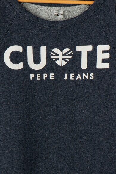 Pepe Jeans London Bluza cu imprimeu text Sonia Fete
