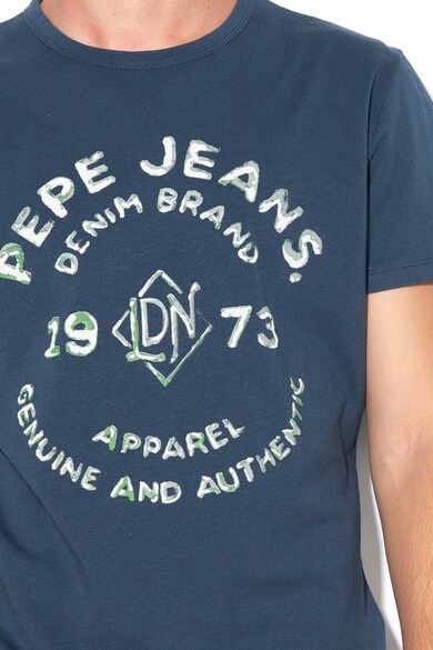 Pepe Jeans London Вталена тениска Richmonds с щампа Мъже