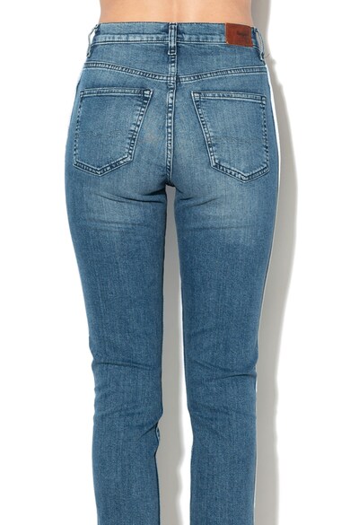 Pepe Jeans London Blugi mom straight fit cu segmente laterale contrastante Betty Femei