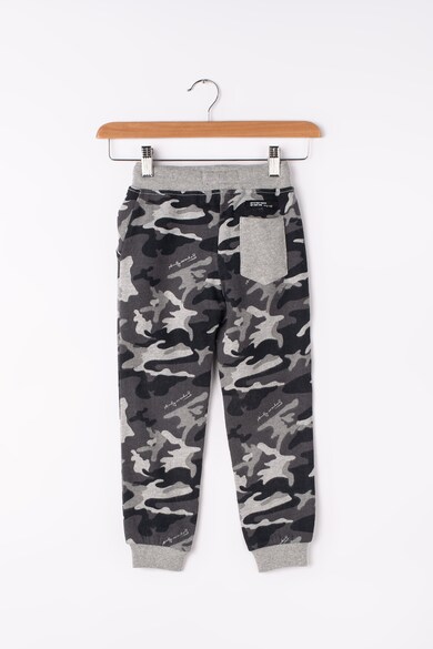 Andy Warhol by Pepe Jeans Pantaloni jogger cu model camuflaj Baieti