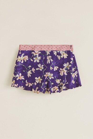 Mango Pantaloni scurti cu model floral Jap Femei