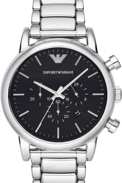 Emporio Armani Ceas cronograf cu bratara metalica Luigi Barbati