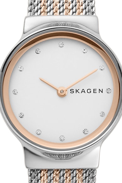 Skagen Ceas cu bratara metalica tip plasa Freja Femei