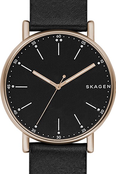 Skagen Часовник Signatur с кожена каишка Мъже