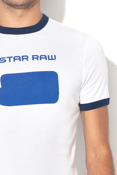 G-Star RAW Tricou slim fit din bumbac organic Seii Ringer Barbati