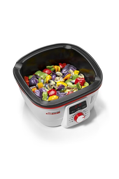 Concept Multicooker  , 1500 W, 4 L, 9 programe, interior ceramic, Set Fondue inclus, Alb Femei