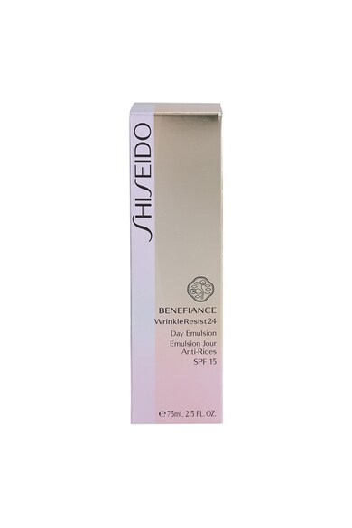 Shiseido Emulsie  Benefiance WrinkleResist24 anti-imbatranire SPF 15 pentru zi, 75 ml Femei