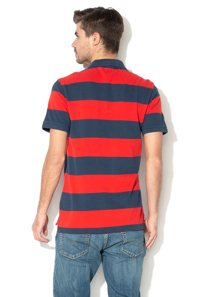 Levi's Tricou polo din pique, cu aplicatie logo Barbati