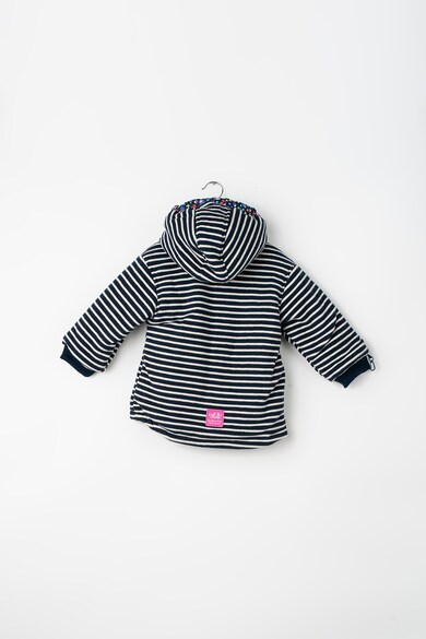 JoJo Maman Bebe Geaca reversibila, impermeabila, rezistenta la vant, cu captuseala din fleece Fete