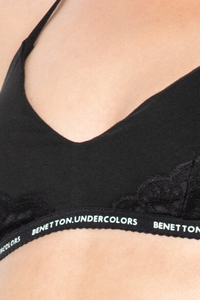 Undercolors of Benetton Melltartó csipkebetétekkel női