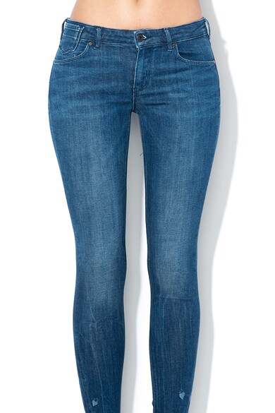 Maison Scotch Blugi skinny cu aspect decolorat Femei