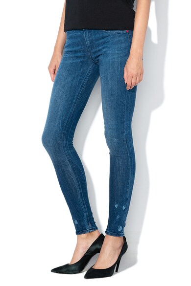 Maison Scotch Blugi skinny cu aspect decolorat Femei