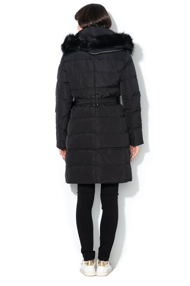 Esprit Pihével bélelt télikabát elcsomagolható kapucnival női