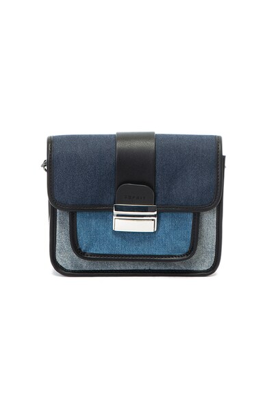 Esprit Geanta crossbody de piele ecologica si denim Femei