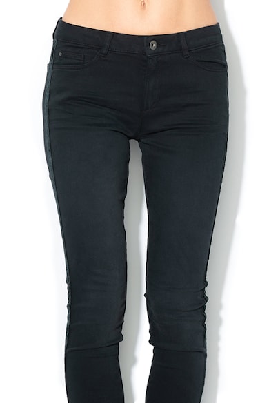 EDC by Esprit Blugi skinny fit cu garnituri tubulare laterale de catifea Femei