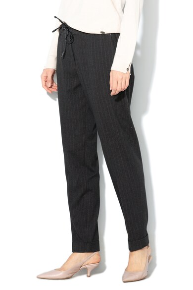 Esprit Pantaloni cu model in dungi si snur pentru ajustare Femei