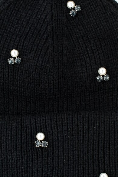 Esprit Caciula elastica decorata cu strasuri si perle sintetice Femei